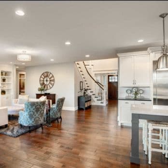 Open-concept living area deep cleaned for listing in Cedar Park TX